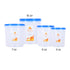 Accura Round Kitchen Containers - Set of 4
